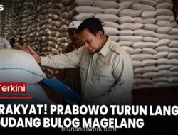 Presiden Prabowo Sidak Gudang Bulog Magelang, Pastikan Stok Beras 7.000 Ton Aman
