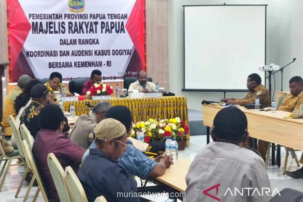 MRP Papua Tengah Desak Pemerintah Ubah Pendekatan Keamanan di Papua