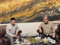 Muzani dan Haedar Nashir Bahas Geopolitik Global dalam Silaturahmi Halalbihalal