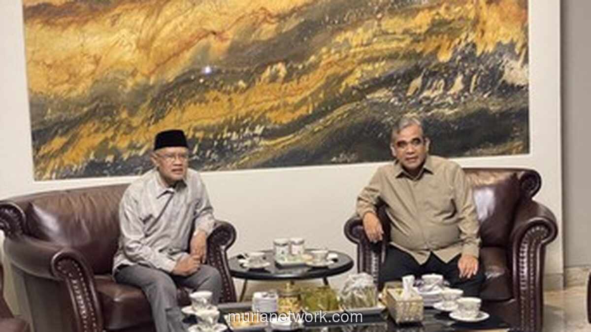 Muzani dan Haedar Nashir Bahas Geopolitik Global dalam Silaturahmi Halalbihalal