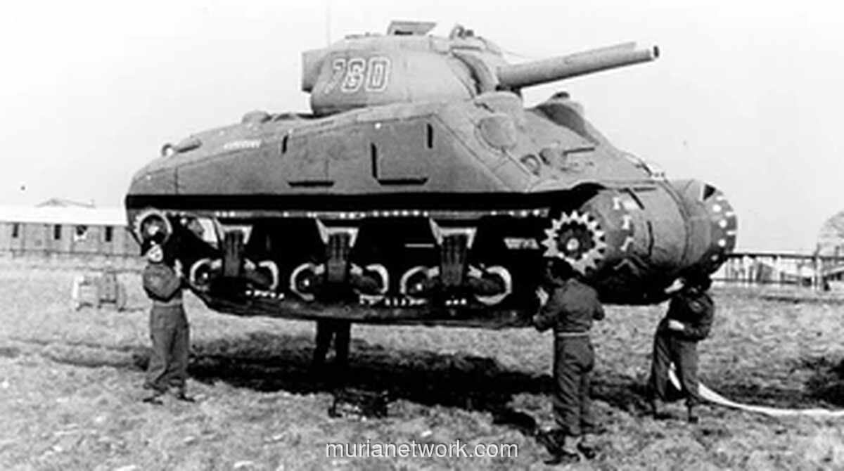 Pasukan Hantu AS dengan Tank Balon Tipu Nazi dalam Perang Dunia II