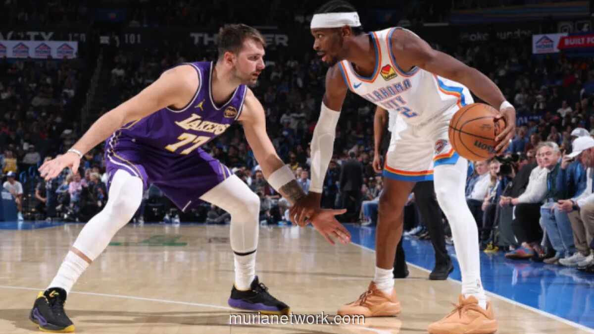 Oklahoma City Thunder Hancurkan Lakers dalam Kekalahan Terburuk Ketujuh Sejarah Waralaba