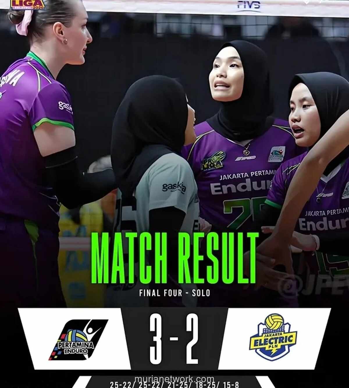 Pertamina Enduro Juara Proliga Usai Drama Lima Set Melawan PLN