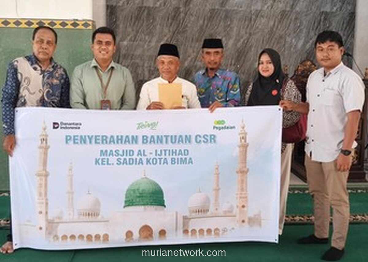 Pegadaian Cabang Bima Salurkan Bantuan Peralatan Ibadah ke Masjid Al Ijtihad