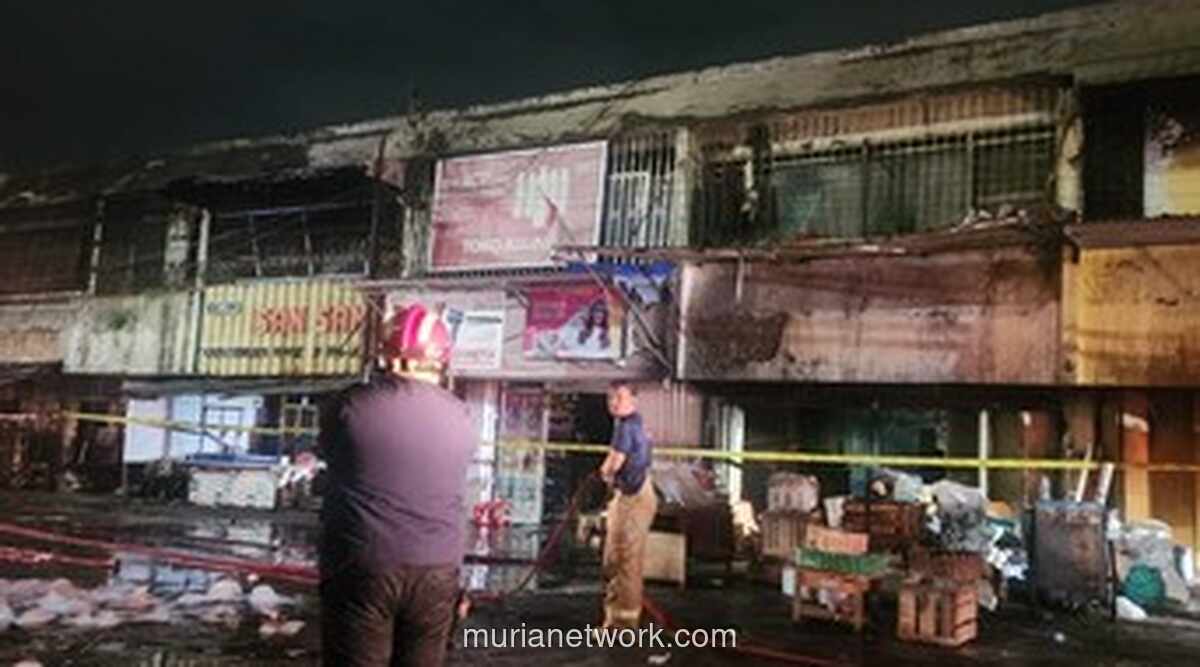 Kebakaran Besar Landa Pasar Kanjengan Johar Semarang, 468 Lapak dan Ruko Ludes