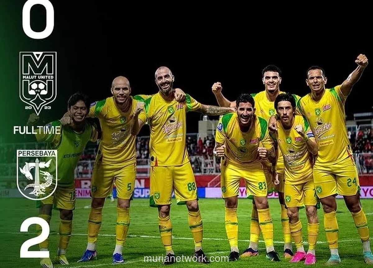 Persebaya Surabaya Hentikan Tren Negatif dengan Kemenangan 2-0 atas Malut United