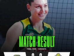 Petrokimia Gresik Sapu Bersih Jakarta Electric PLN 3-0 di Final Four Proliga