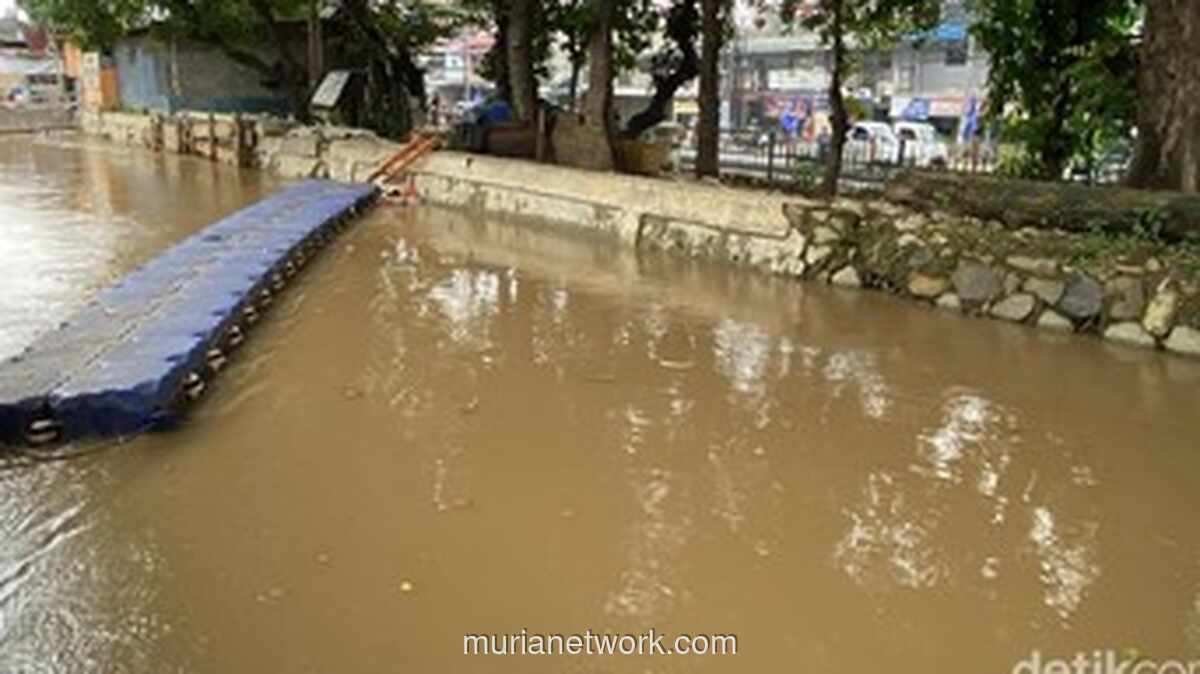 Petugas PPSU Terima SP1 Usai Buang Sampah Daun ke Kali Baru Timur
