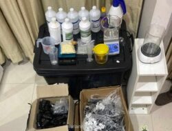 Polisi Bongkar Laboratorium Tembakau Sintetis di Apartemen Jakarta Pusat