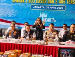 Polda Metro Jaya Ungkap 1.833 Kasus Narkoba dan Sita Lebih dari 712 Kg dalam Tiga Bulan