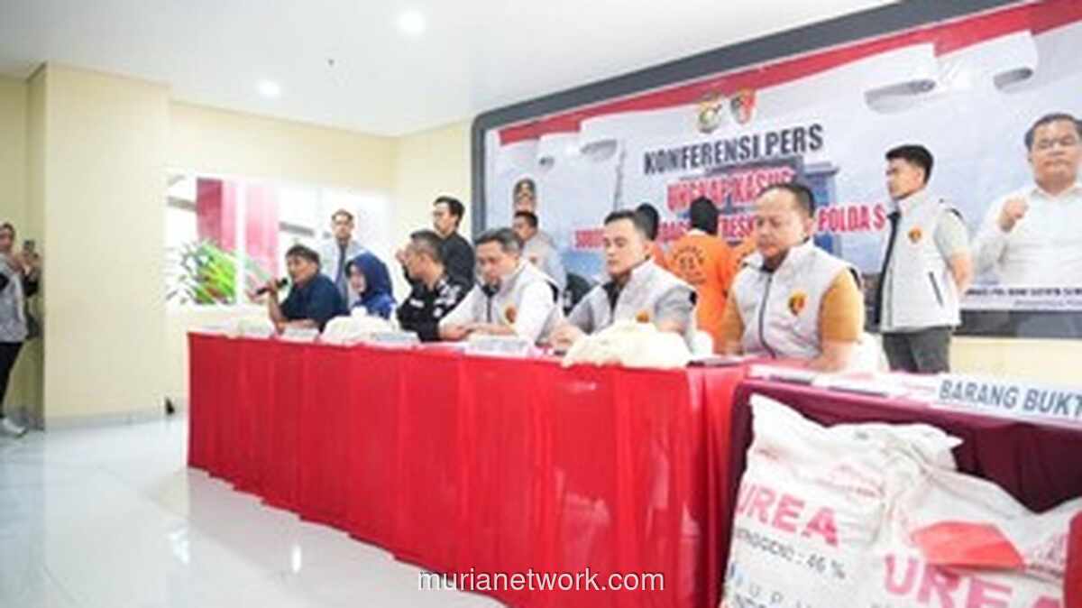 Polisi Gagalkan Penyelewengan 10 Ton Pupuk Bersubsidi di Muara Enim, Tiga Tersangka Diamankan