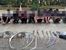 Polisi Gagalkan Tawuran 20 Remaja di Depok, Satu Pelaku Diamankan dan Sepuluh Senjata Tajam Disita