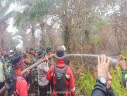 Polres Pelalawan Amankan Pelaku Pembakar Lahan Gambut Seluas 500 Hektare