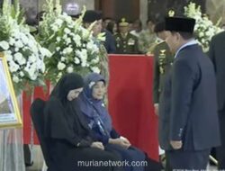 Presiden Prabowo dan Para Petinggi Negara Beri Penghormatan Terakhir untuk Tiga Prajurit TNI Gugur di Lebanon