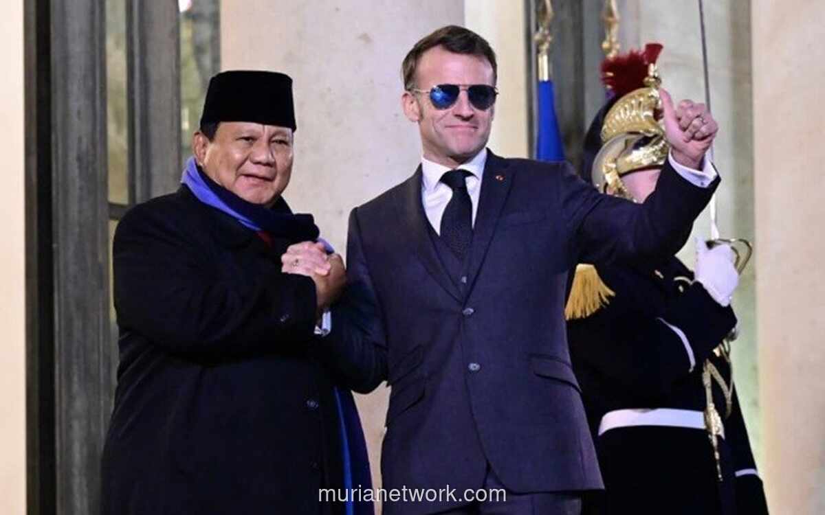 Prabowo Temui Macron di Paris Usai Pertemuan Maraton dengan Putin di Moskow
