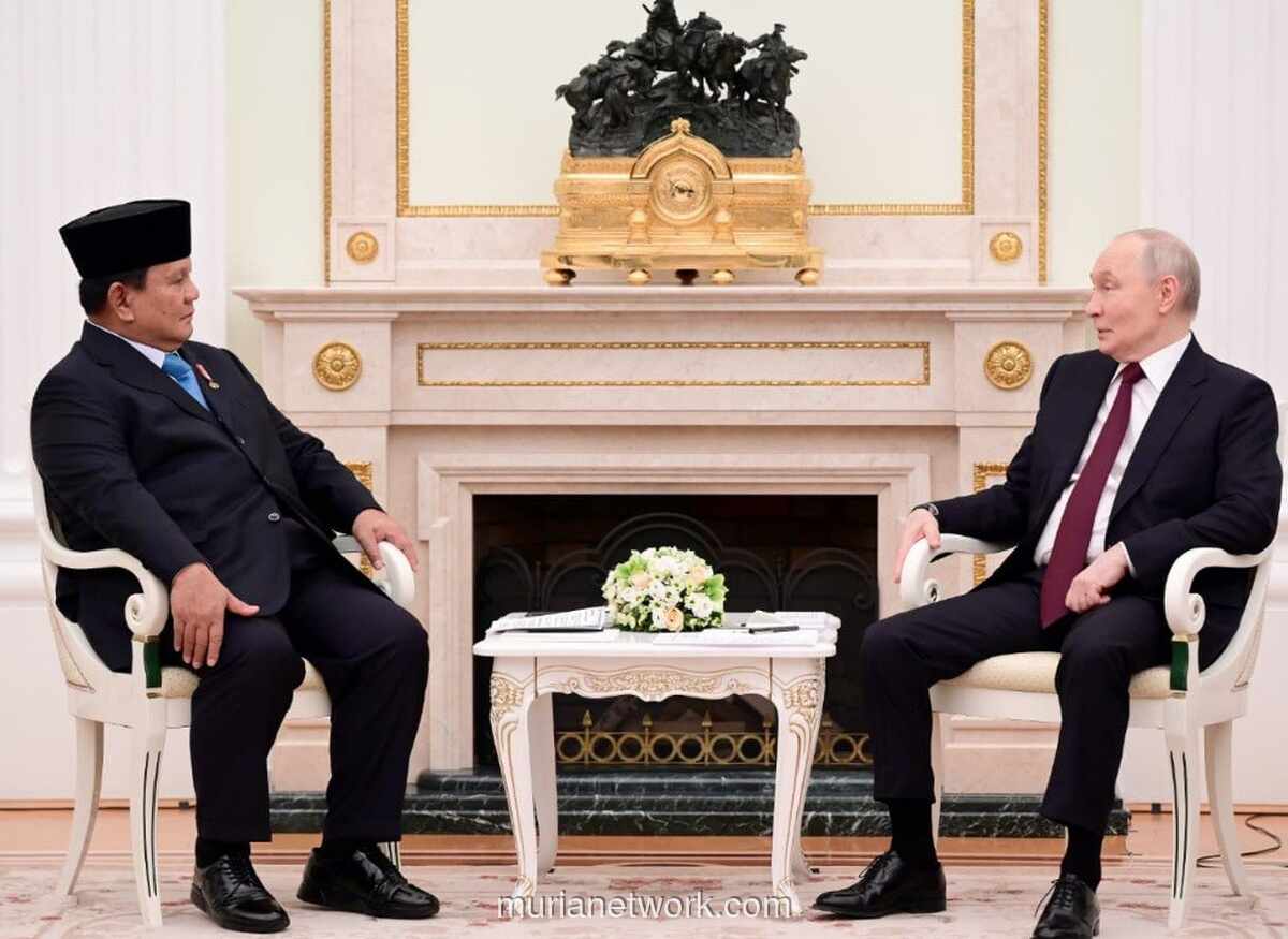 Putin dan Prabowo Pererat Kerja Sama Strategis Rusia-Indonesia di Kremlin