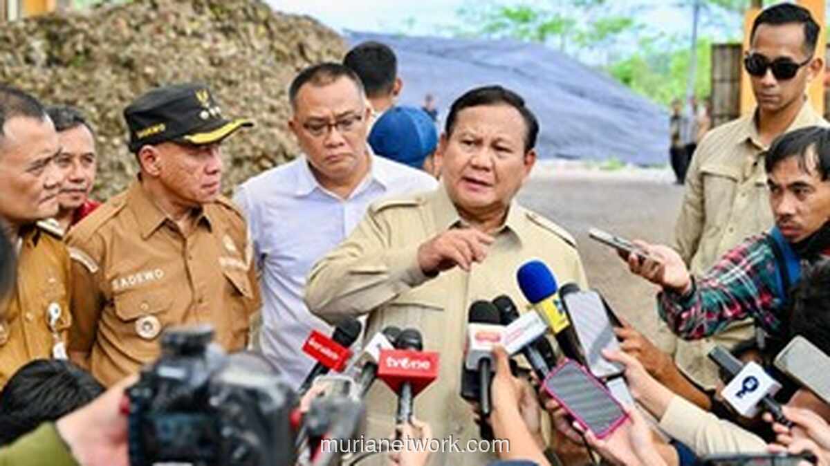 Prabowo Targetkan Pengelolaan Sampah Nasional Tuntas dalam 2–3 Tahun