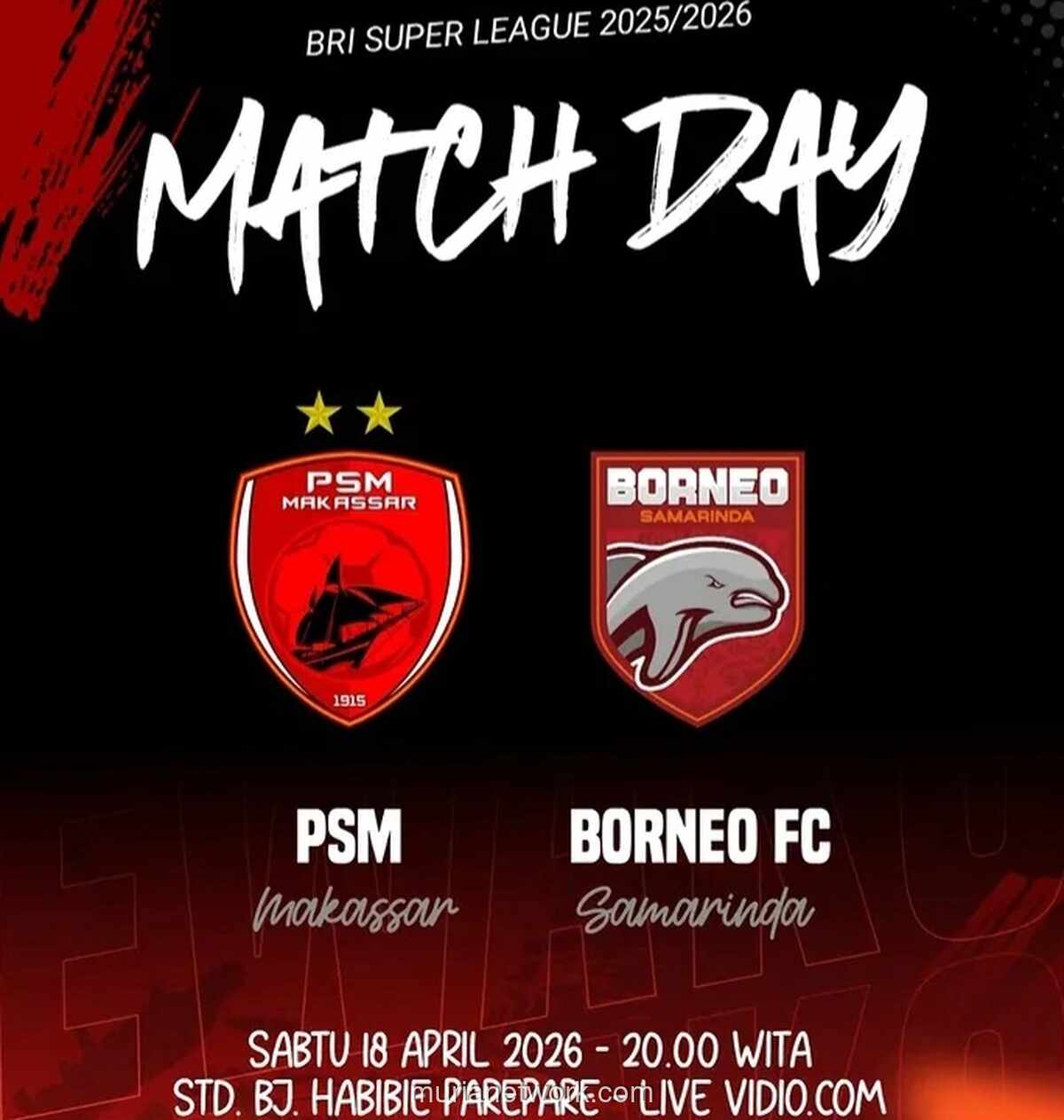 PSM Makassar Hadapi Borneo FC di Parepare, Pertarungan Sengit Penuh Sejarah