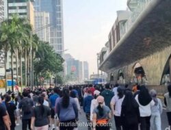 CFD Bundaran HI Lebih Ramai, Warga Nikmati Ruang Publik di Hari Minggu