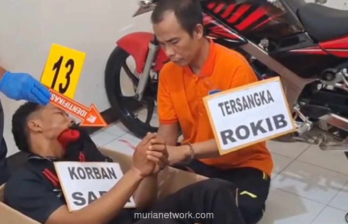 Tersangka Peragakan Ulang Pembunuhan Sadis dan Pemotongan Mayat di Brebes
