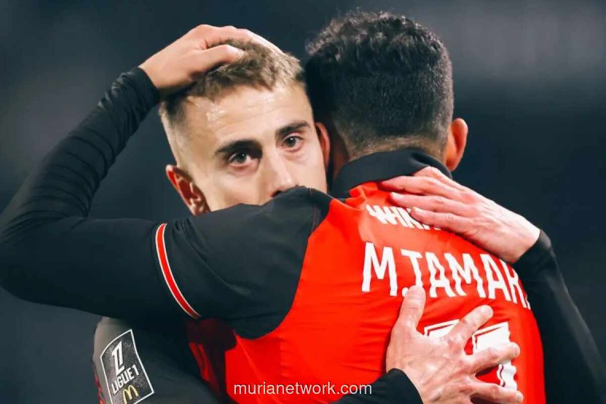 Rennes Kalahkan Angers, Perkuat Peluang ke Liga Champions