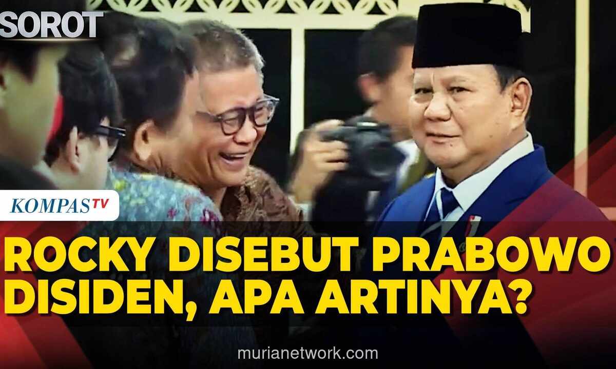Rocky Gerung Sebut Prabowo Panggil Dirinya Disiden dengan Wajah Bercanda