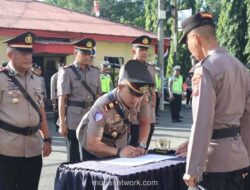 Polres Bone Gelar Serah Terima Jabatan untuk Sejumlah Pejabat Kunci