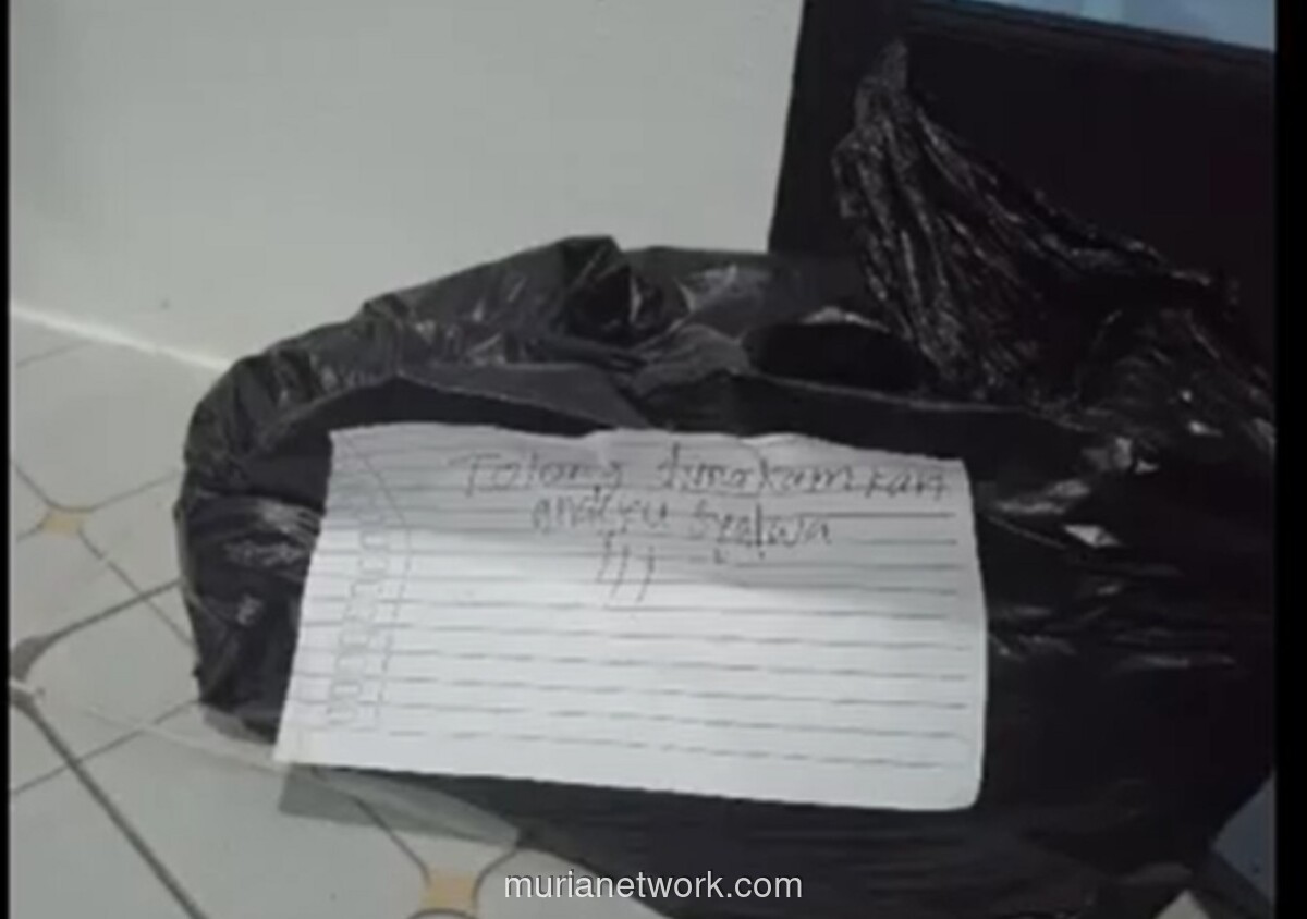 Bayi Perempuan Ditemukan Tewas dalam Plastik, Pesan Tolong Dimakamkan Anakku Syalwa Tertempel