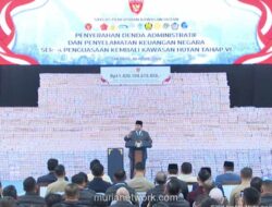 Prabowo Saksikan Penyerahan Denda Hutan Rp11,4 Triliun ke Kas Negara