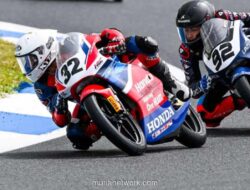 Kiandra Ramadhipa Cetak Sejarah, Juarai Red Bull MotoGP Rookies Cup di Jerez dari Posisi ke-17