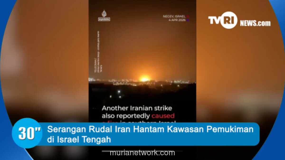 Serangan Rudal Iran Hantam Permukiman Israel, Kerusakan Parah di Wilayah Tengah