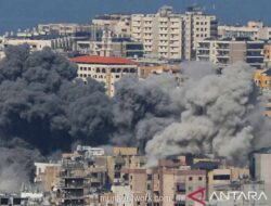 Serangan Udara Israel di Beirut Selatan Tewaskan 4 Orang, Luka 30