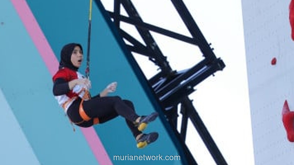 Rajiah Sallsabillah Kejar Tiket Terakhir ke Asian Games di Kejuaraan Panjat Tebing Asia