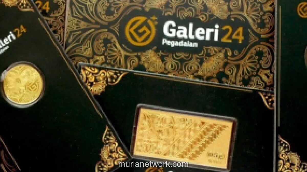 Harga Emas Batangan Pegadaian Stagnan di Semua Ukuran