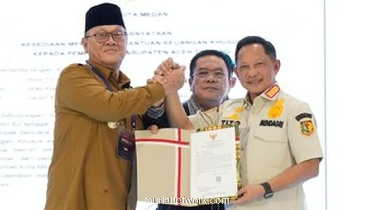 Hibah Antar Daerah untuk Pemulihan Aceh Capai Rp287 Miliar dari Sumut dan Sumbar