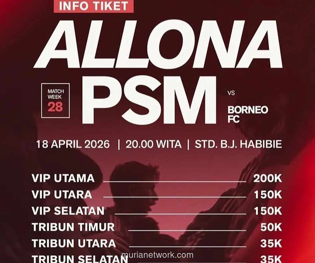 Tiket Ludes H-3, Antusiasme Suporter PSM Makassar Meledak Jelang Laga Kandang