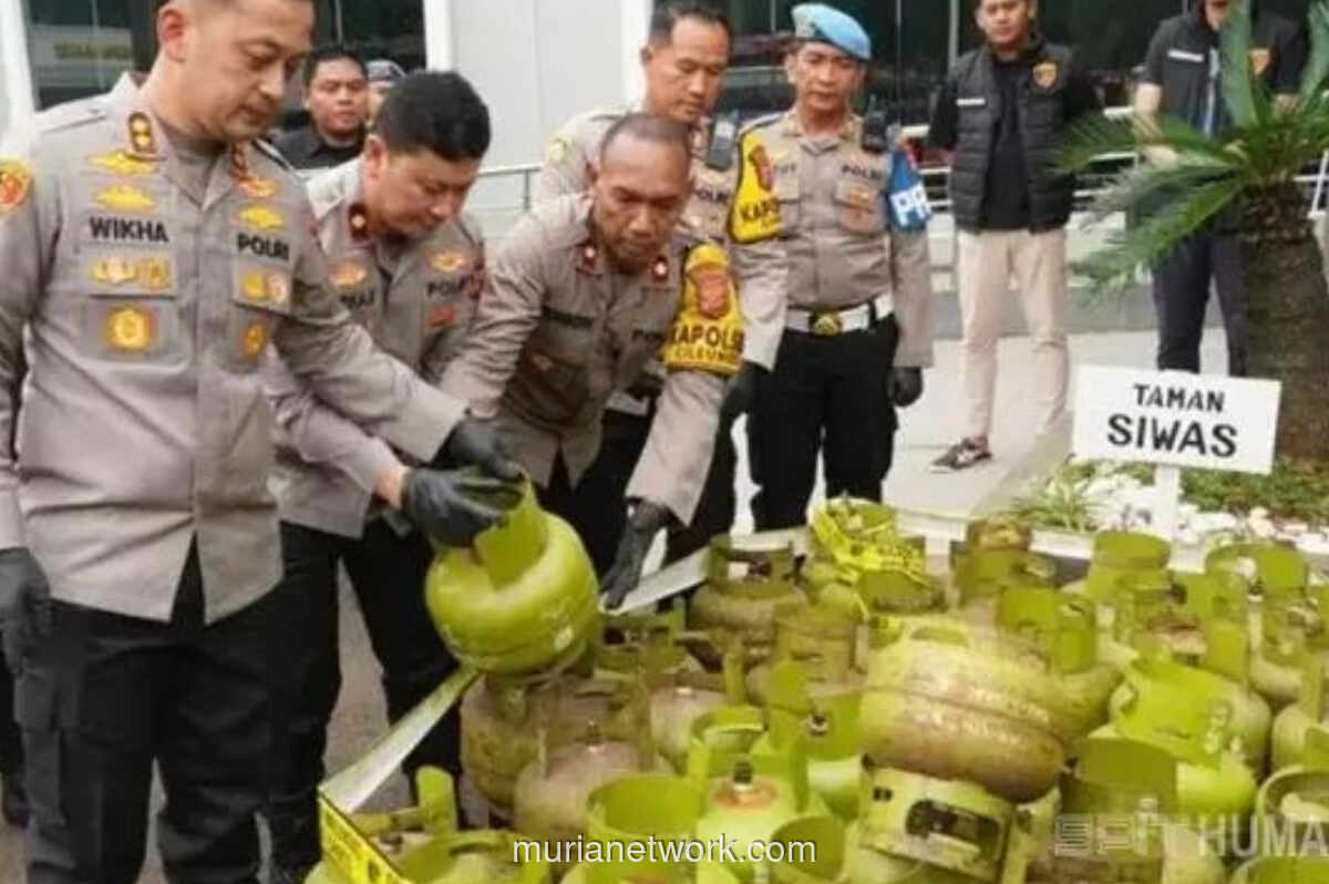 Polisi Bogor Bongkar Pabrik Oplosan Gas Elpiji, Rugikan Negara Rp13,2 Miliar