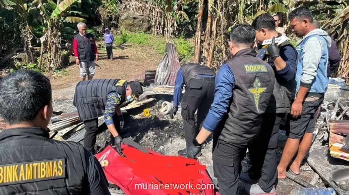 Jenazah Lansia Pemulung Ditemukan dalam Reruntuhan Gubuk Terbakar di Antang