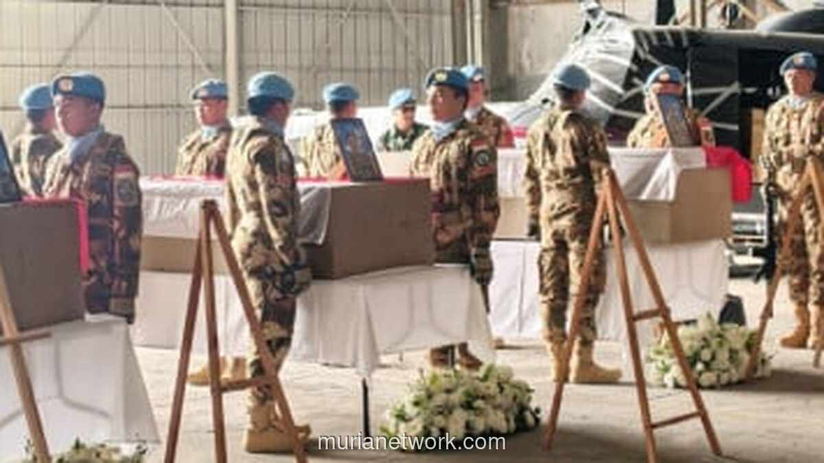 Jenazah Tiga Prajurit TNI Gugur di Lebanon Tiba di Tanah Air Akhir Pekan Ini