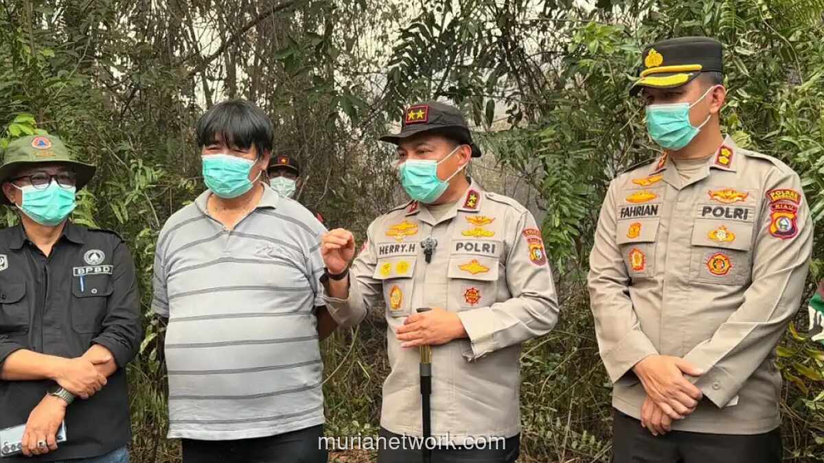 Kapolda Riau Tinjau Langsung Karhutla, Tegaskan Penegakan Hukum dan Waspadai Ancaman El Nino