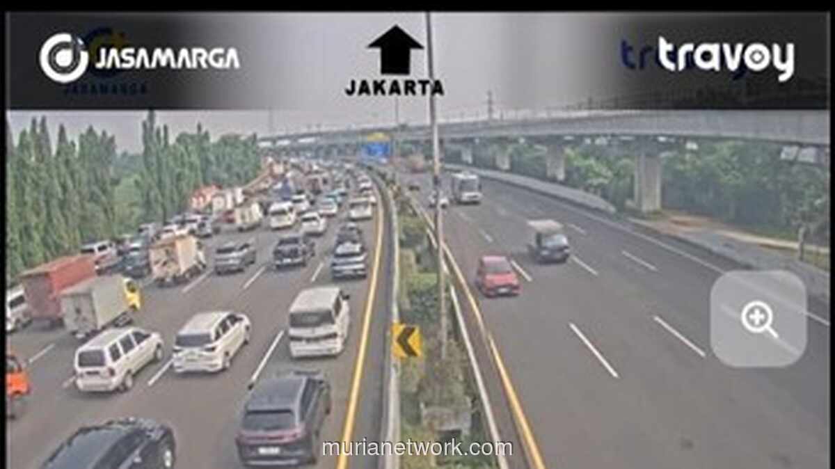 Kepadatan Volume Lalin di Tol Bekasi-Jakarta Pagi Ini, Antrean Mengular dari Jatiwaringin hingga Cawang