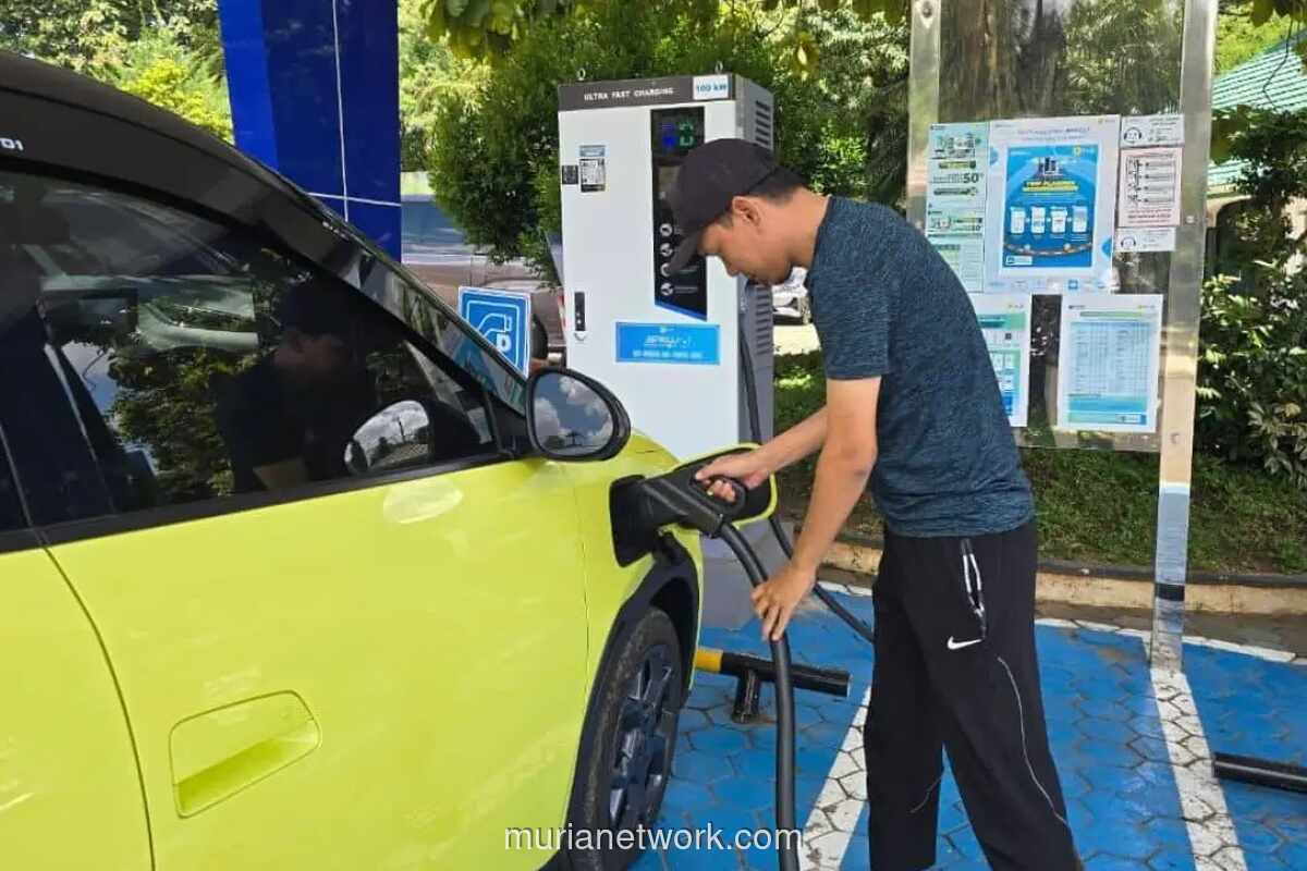 Transaksi SPKLU di Sulselrabar Melonjak 208% Saat Mudik Lebaran