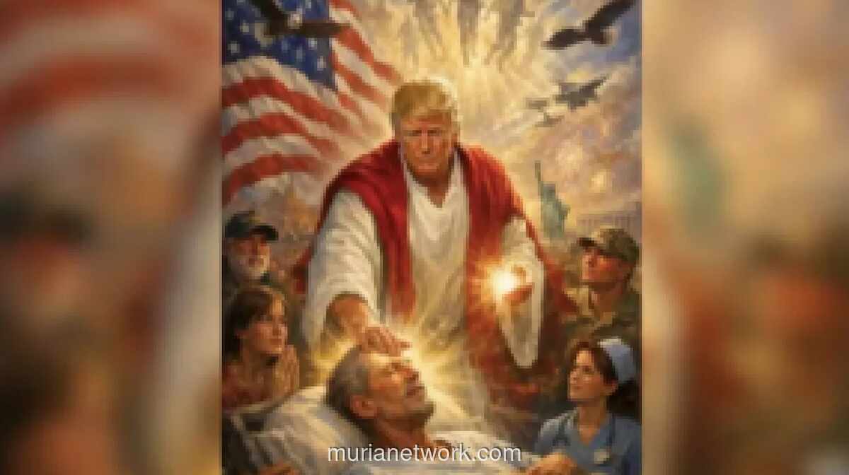 Trump Bantah Gambar AI Mirip Yesus, Kritik Pedas ke Paus Picu Kecaman Luas