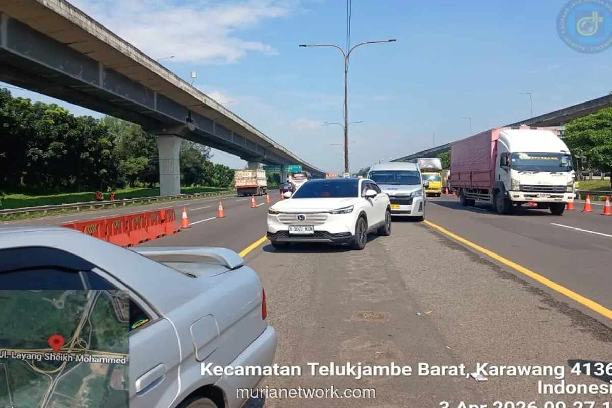 JTT Terapkan Contraflow di Tol Jakarta-Cikampek Antisipasi Macet Libur Jumat Agung
