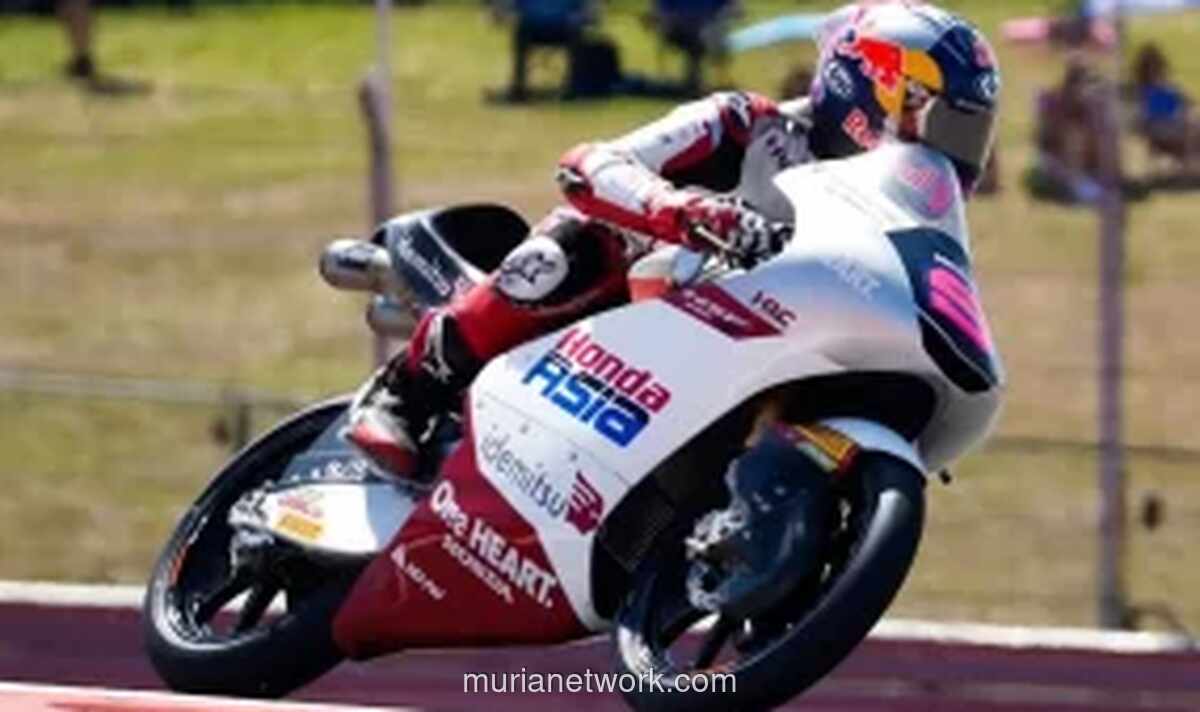 Veda Ega Pratama Kokoh di Puncak Klasemen Pembalap Asia Usai Finis Keenam di Moto3 Spanyol