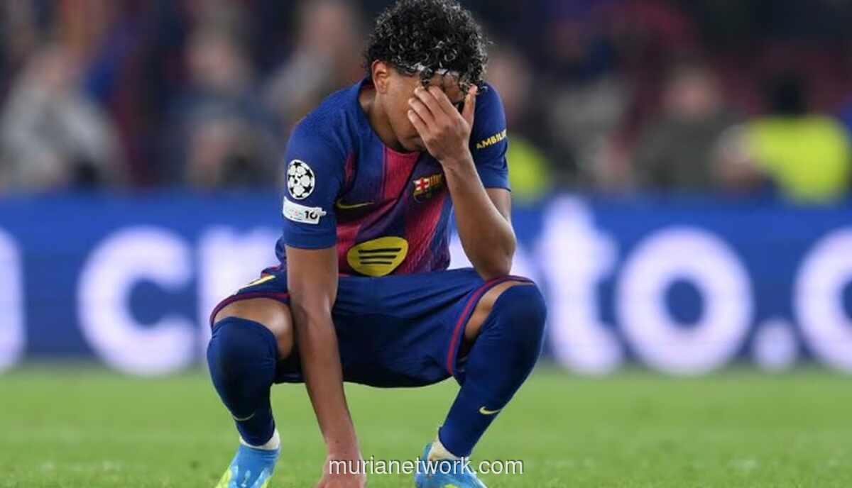 Ekspresi Hancur Lamine Yamal Soroti Kekalahan Barcelona dari Atletico Madrid
