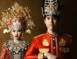 El Rumi dan Syifa Hadju Pamer Kemegahan Busana Adat Gorontalo di Sesi Prewedding