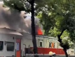 KAI Jelaskan Semburan Api dari Lokomotif di Surabaya sebagai Gangguan Teknis Ringan