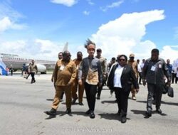 Bandara Douw Aturure Nabire Resmi Layani Pesawat Boeing Setelah Perpanjangan Runway