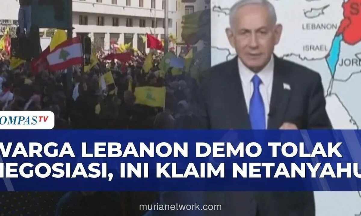 Warga Beirut Protes Rencana Perdana Menteri Nawaf Salam Berunding dengan Israel